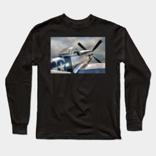 P51 Mustang - Ready for action Long Sleeve T-Shirt